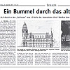 Ein Bummel durch das alte Lüneburg - ALA druckt in den Aufrissen eine LZ-Reihe des Journalisten Ulrich Werther über die Stadt in den Jahren um 1920 nach